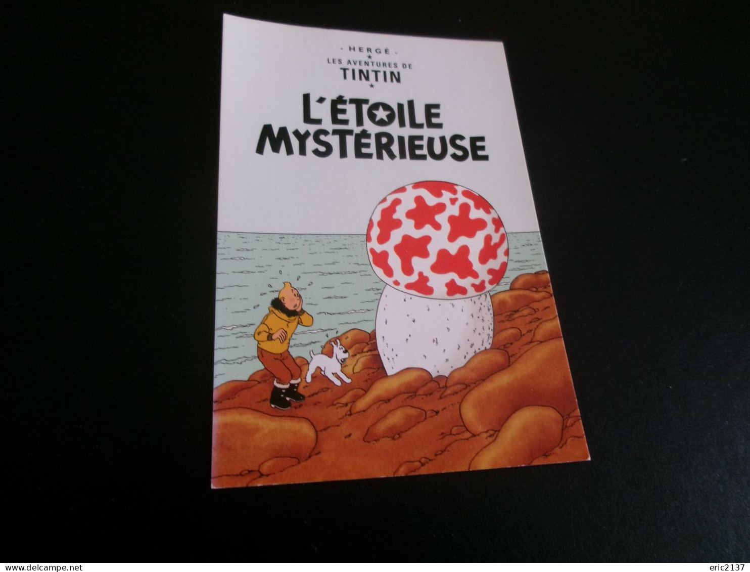 BELLE ILLUSTRATION.."LES AVENTURES DE TINTIN....L'ETOILE MYSTERIEUSE"...par HERGE - Comics