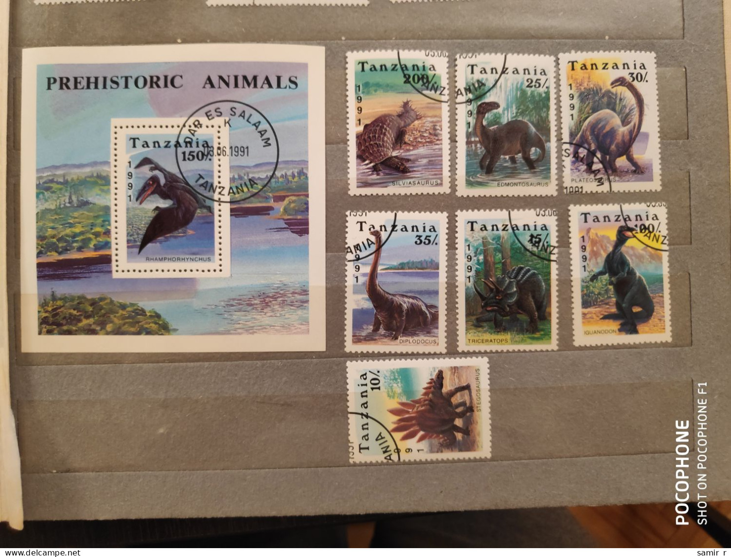 1991	Tanzania	Dinosaurs (F87) - Tanzania (1964-...)