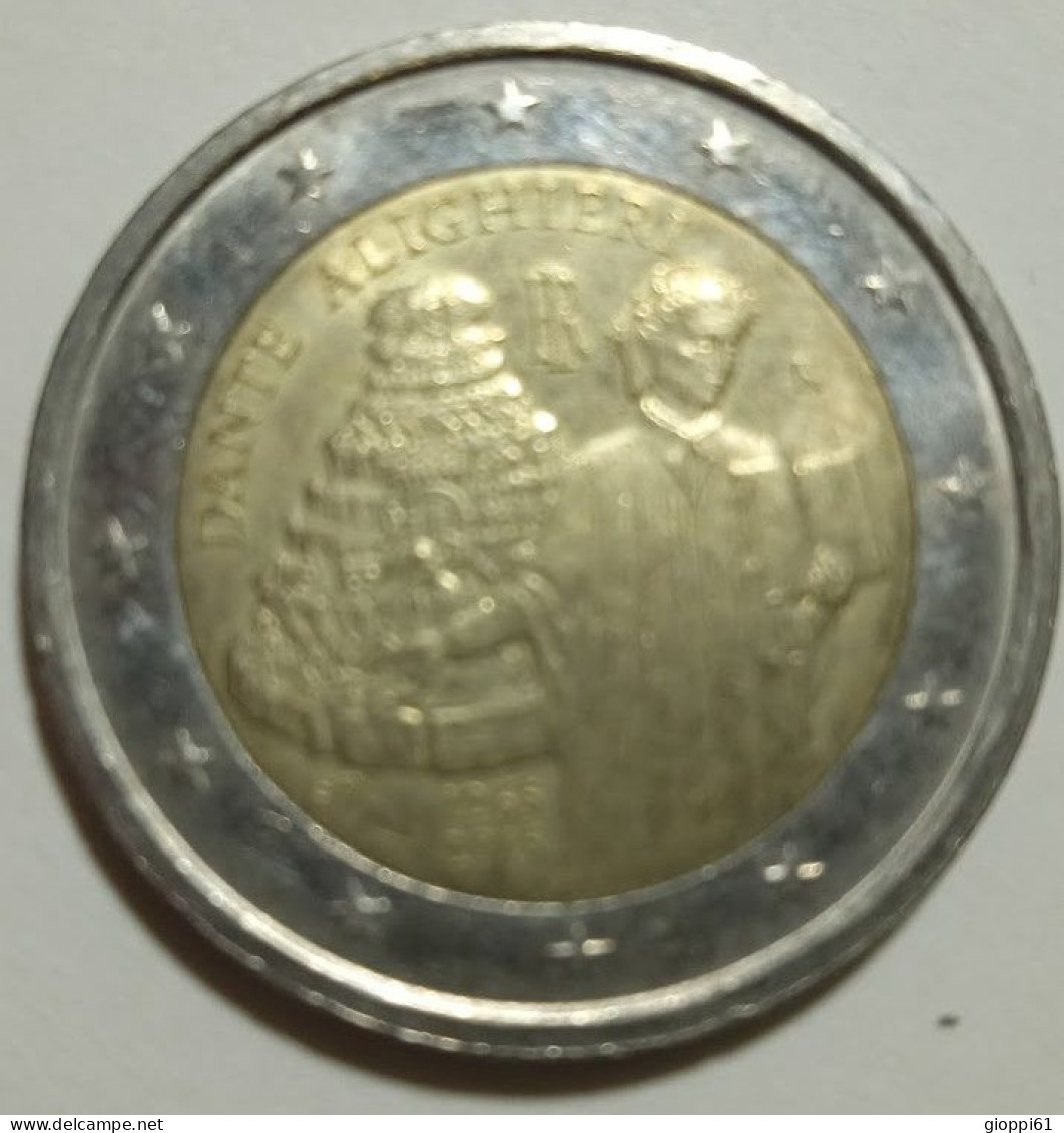 2015 Italia - Dante Alighieri 2 Euro (circolata) - Italia