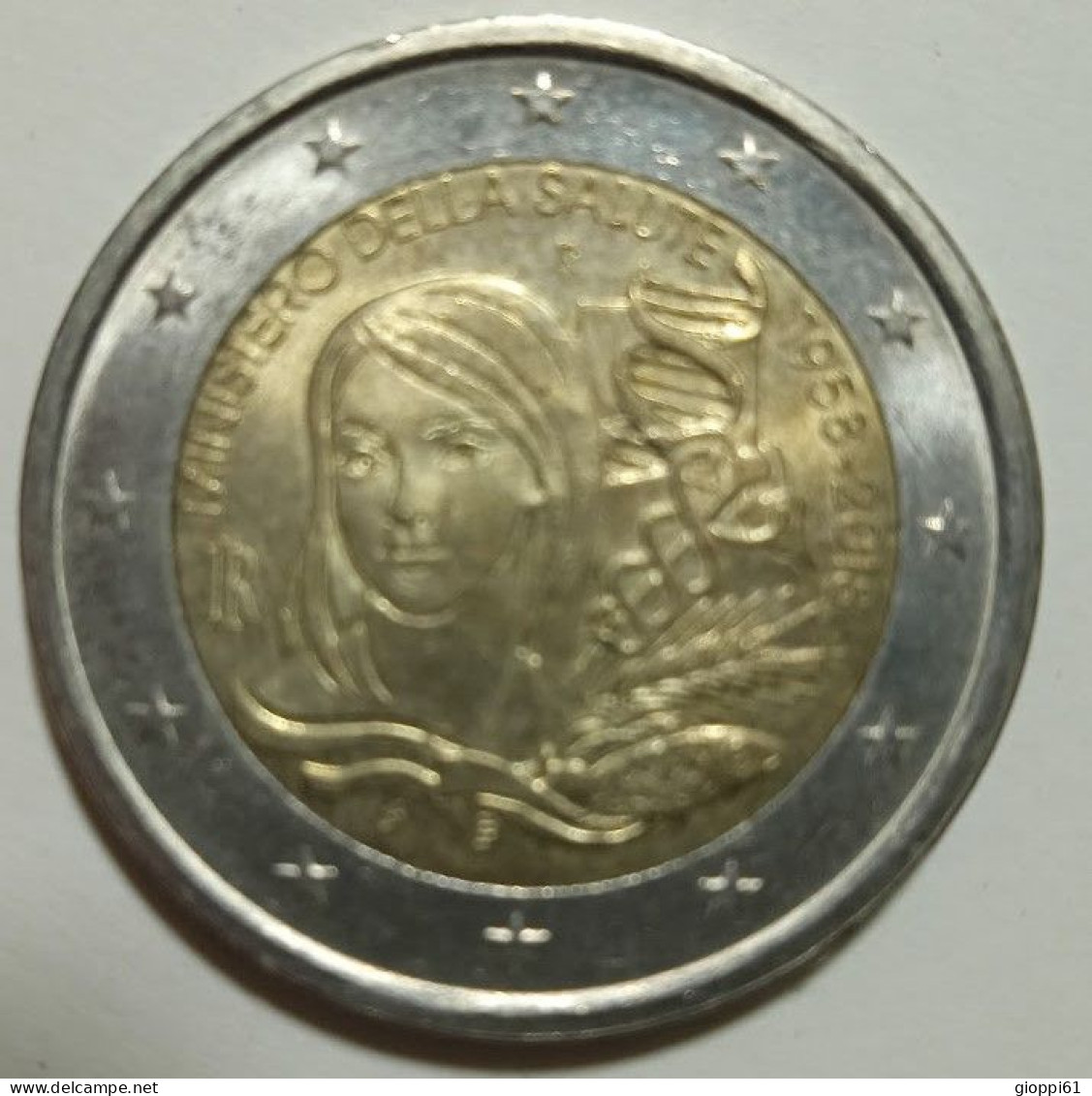 2018 Italia - Ministero Della Salute 2 Euro (circolata) - Italy