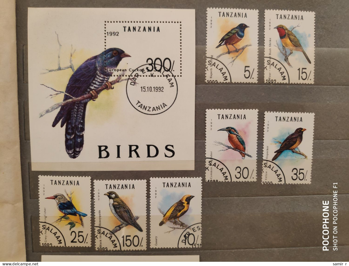 1992	Tanzania	Birds (F87) - Tanzania (1964-...)