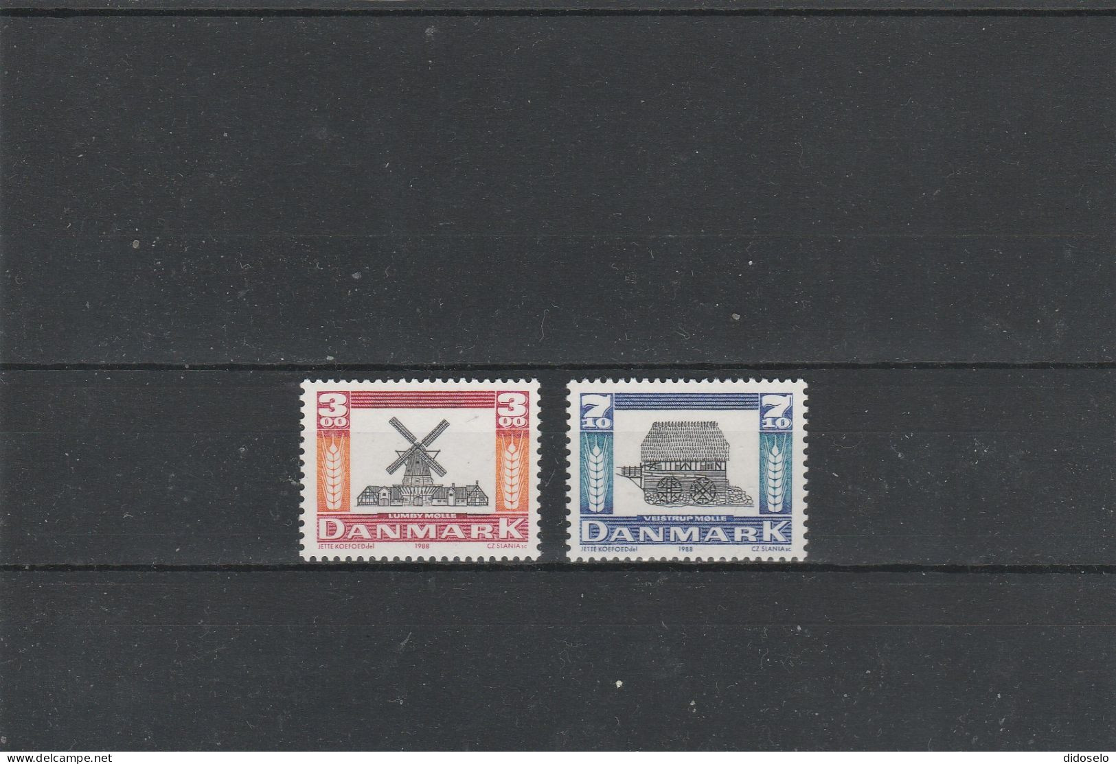 Denmark - 1988 - Windmills / Watermill / Set MNH(**) - Moulins