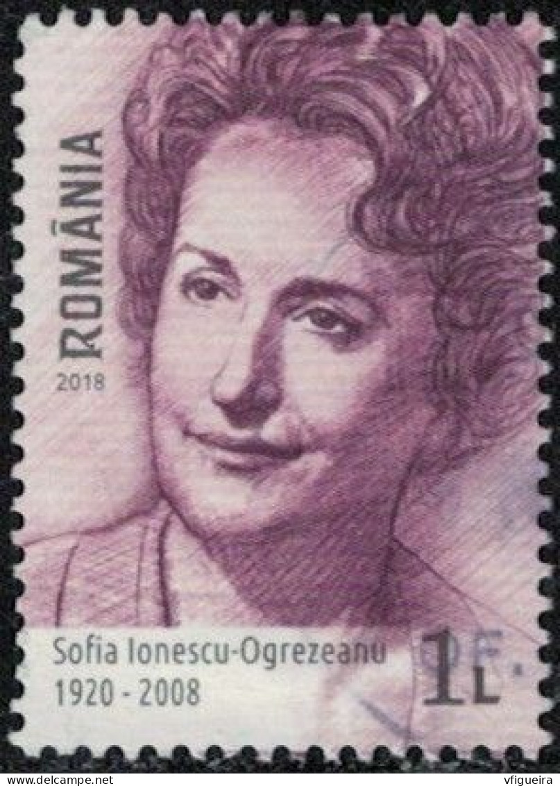 Roumanie 2018 Oblitéré Used Sofia Ionescu Ogrezeanu Neurochirurgien Y&T RO 6307 SU - Used Stamps