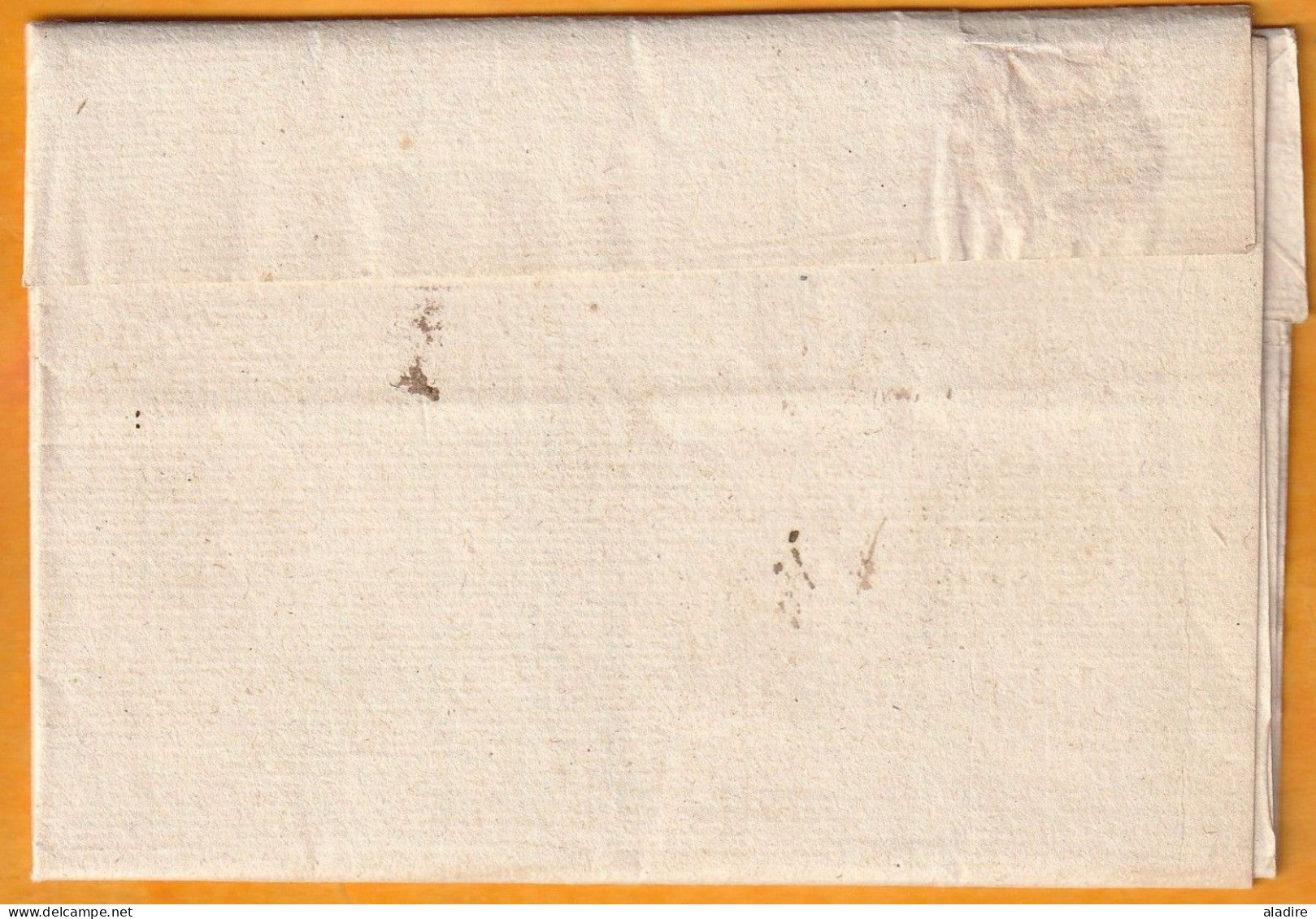 1759 - Marque Postale DEMONTELIMART Montelimar Manuscrite Sur Lettre Pliée Avec Correspondance Vers GRENOBLE - 1701-1800: Précurseurs XVIII