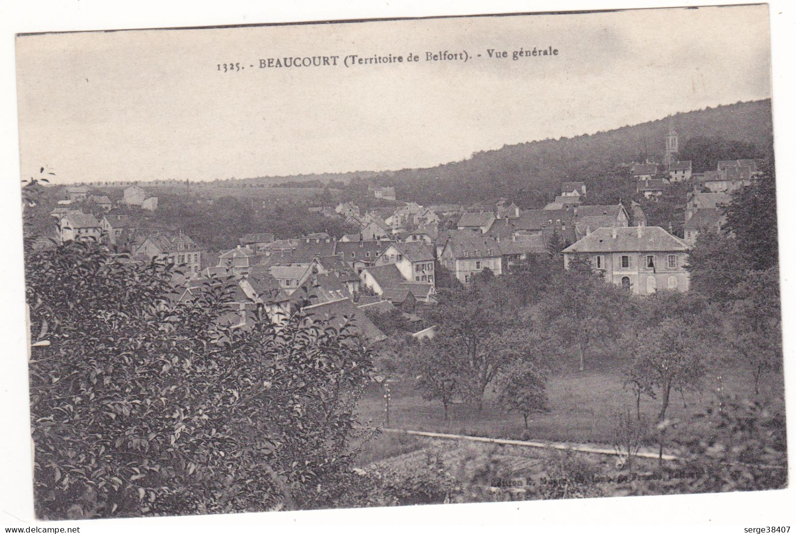 Beaucourt - 1919 - Vue Générale # 3-13/8 - Beaucourt