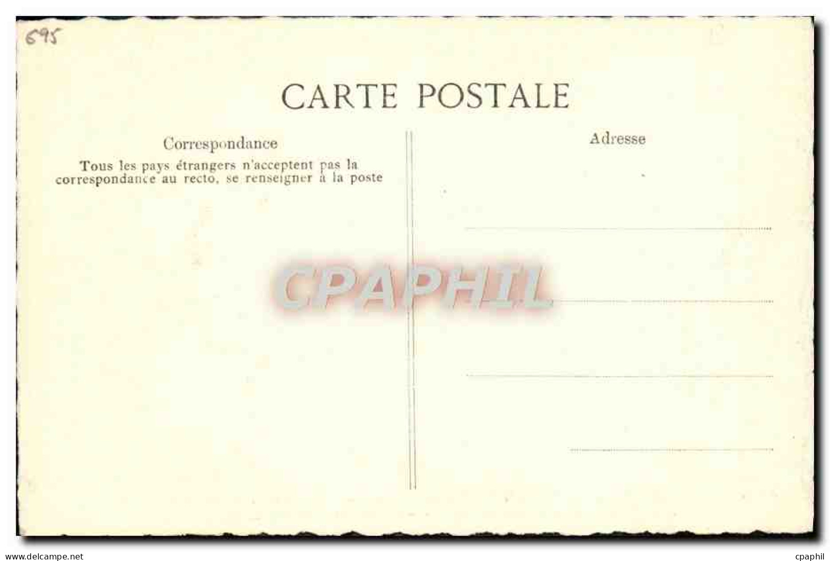 CPA Lettre De Mlle De La Valliere A Nicolas Desmarez 1707 - Storia