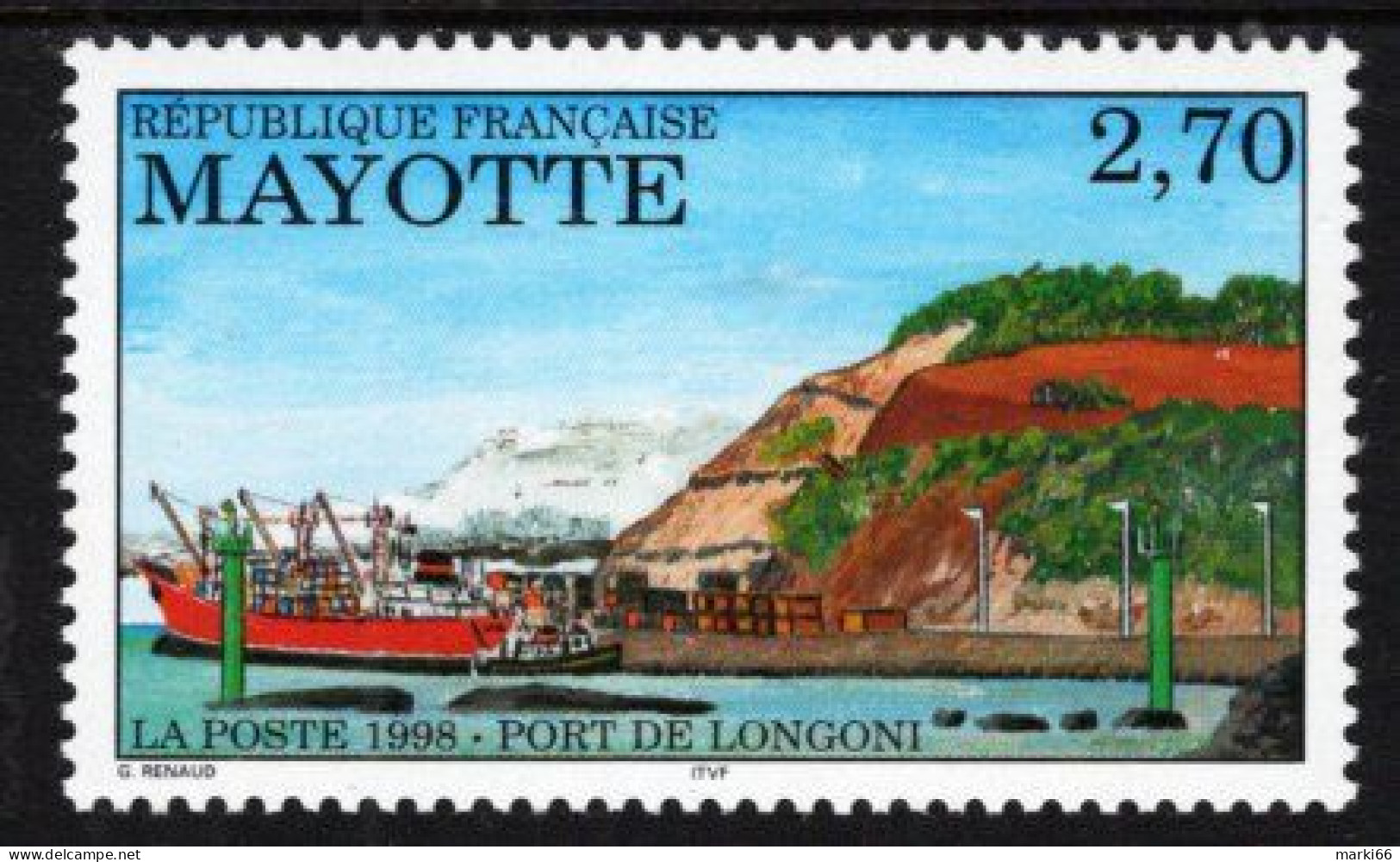 Mayotte - 1998 - Longoni Port - Mint Stamp - Unused Stamps