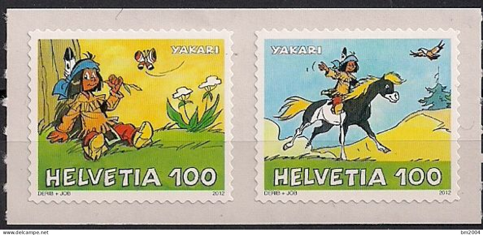 2012 Schweiz   Mi. 2277-8  **MNH  Der Kleine Indianer Yakari - Nuovi