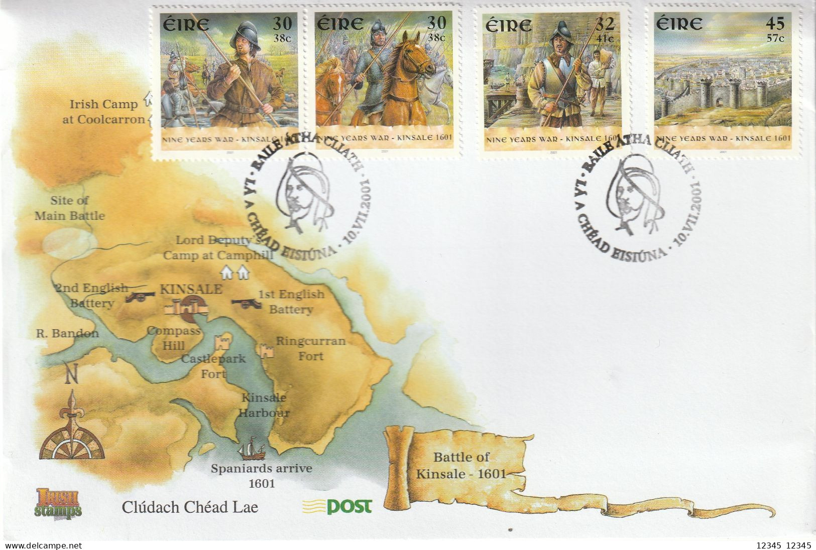 Ierland 2001, FDC Unused, 1st Anniversary Of The Death Of General Murtala Ramat Muhammed. - FDC