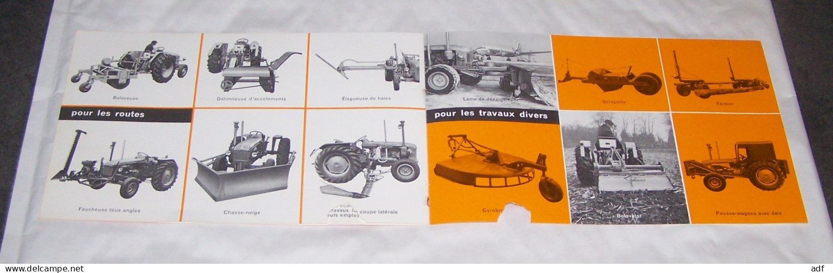 LIVRET PUB PUBLICITAIRE TRACTEURS RENAULT, TRACTEUR RENAULT P70 P 70, TRAVAUX PUBLICS PONTS ET CHAUSSEES - Tractors