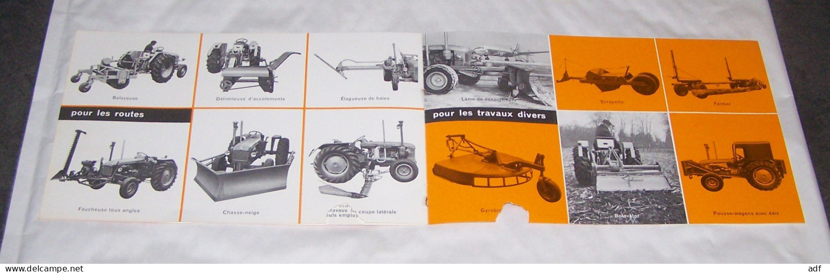 LIVRET PUB PUBLICITAIRE TRACTEURS RENAULT, TRACTEUR RENAULT P70 P 70, TRAVAUX PUBLICS PONTS ET CHAUSSEES - Traktoren