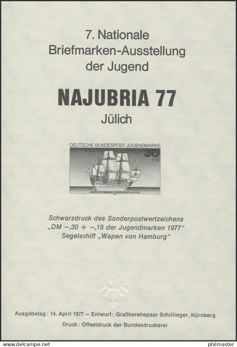 NAJUBRIA Jülich Sonderdruck 1977 - Privé- & Lokale Post