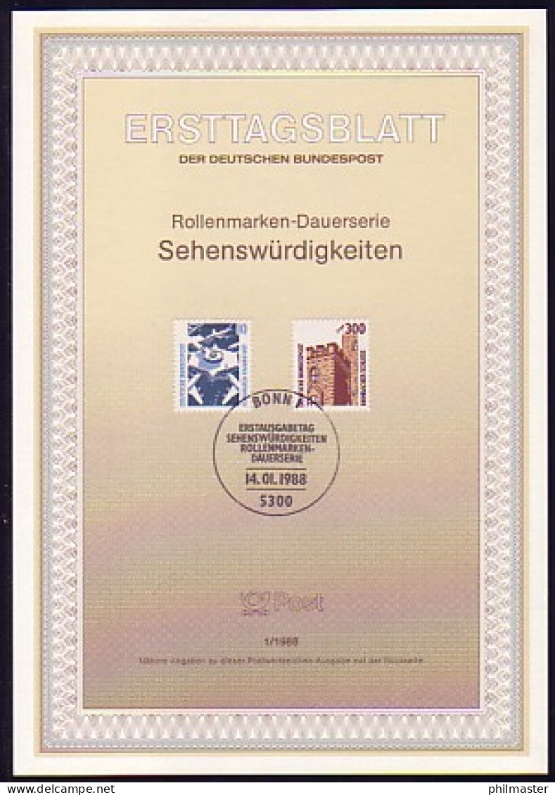 Ersttagsblätter ETB Bund Jahrgang 1988 Nr. 1 - 33 Komplett - Other & Unclassified