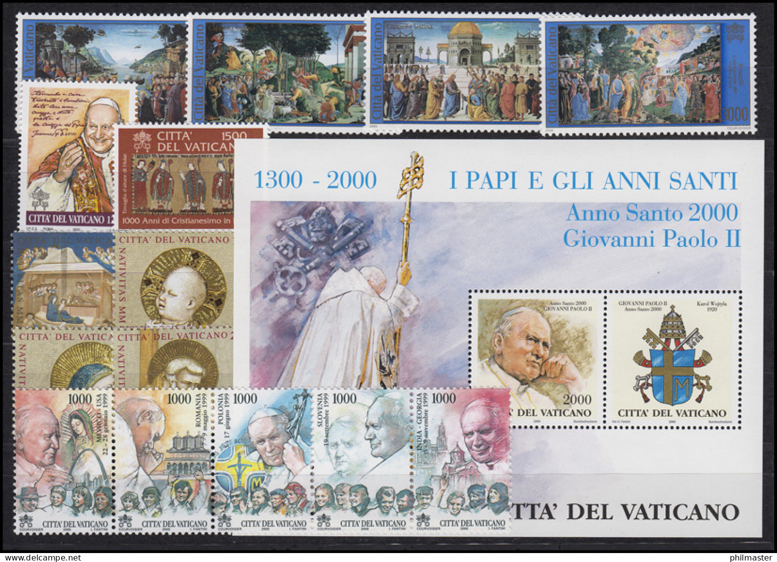 1323-1361 Vatikan-Jahrgang 2000 Komplett, Postfrisch - Sonstige & Ohne Zuordnung