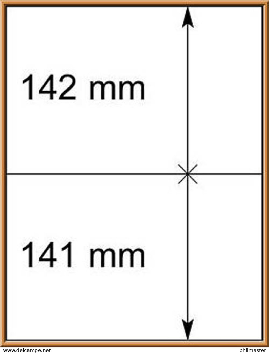 LINDNER-T-Blanko-Blätter Nr. 802 217 - 10er-Packung - Vierges