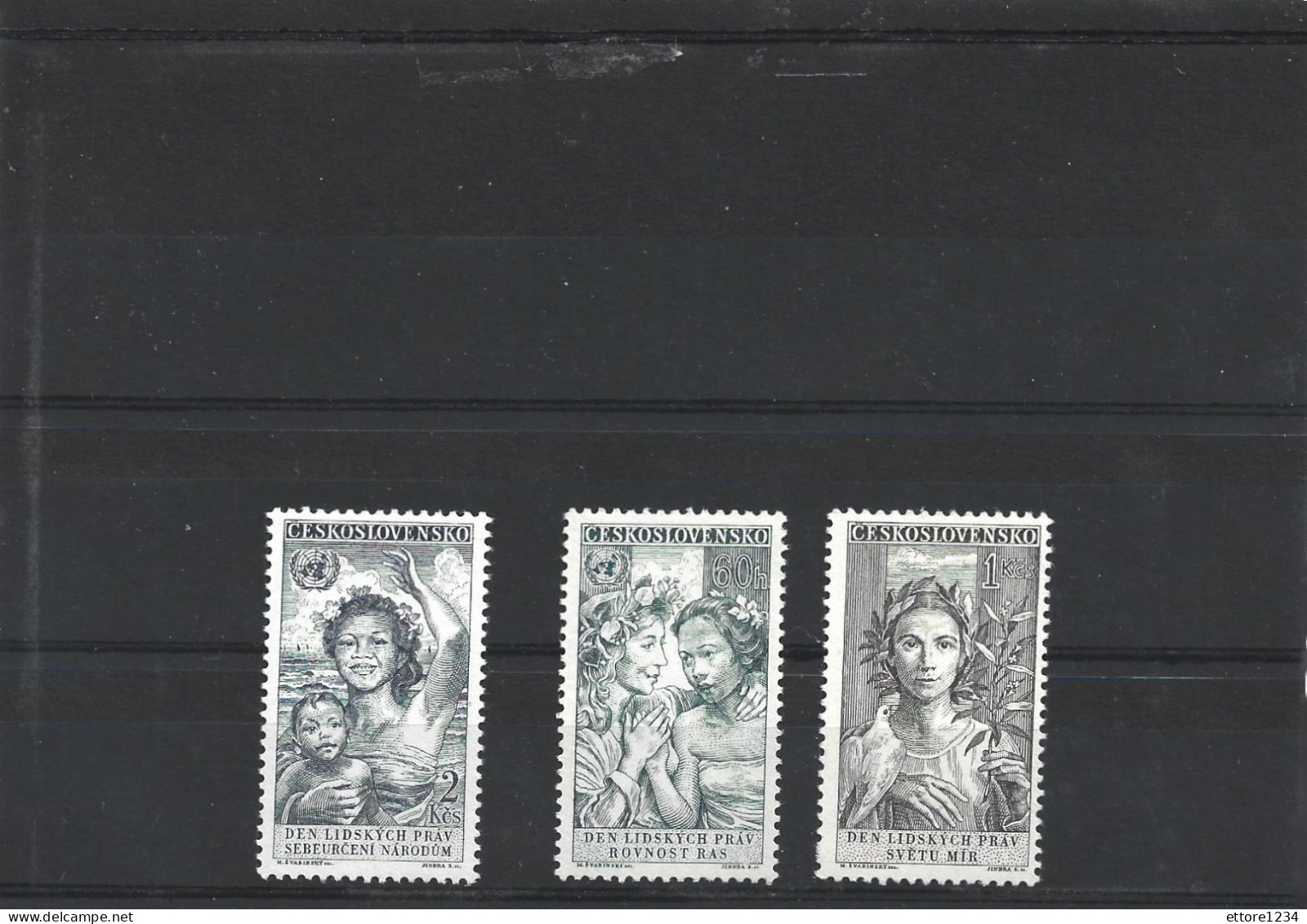 Cecoslovacchia 1959 - Unused Stamps