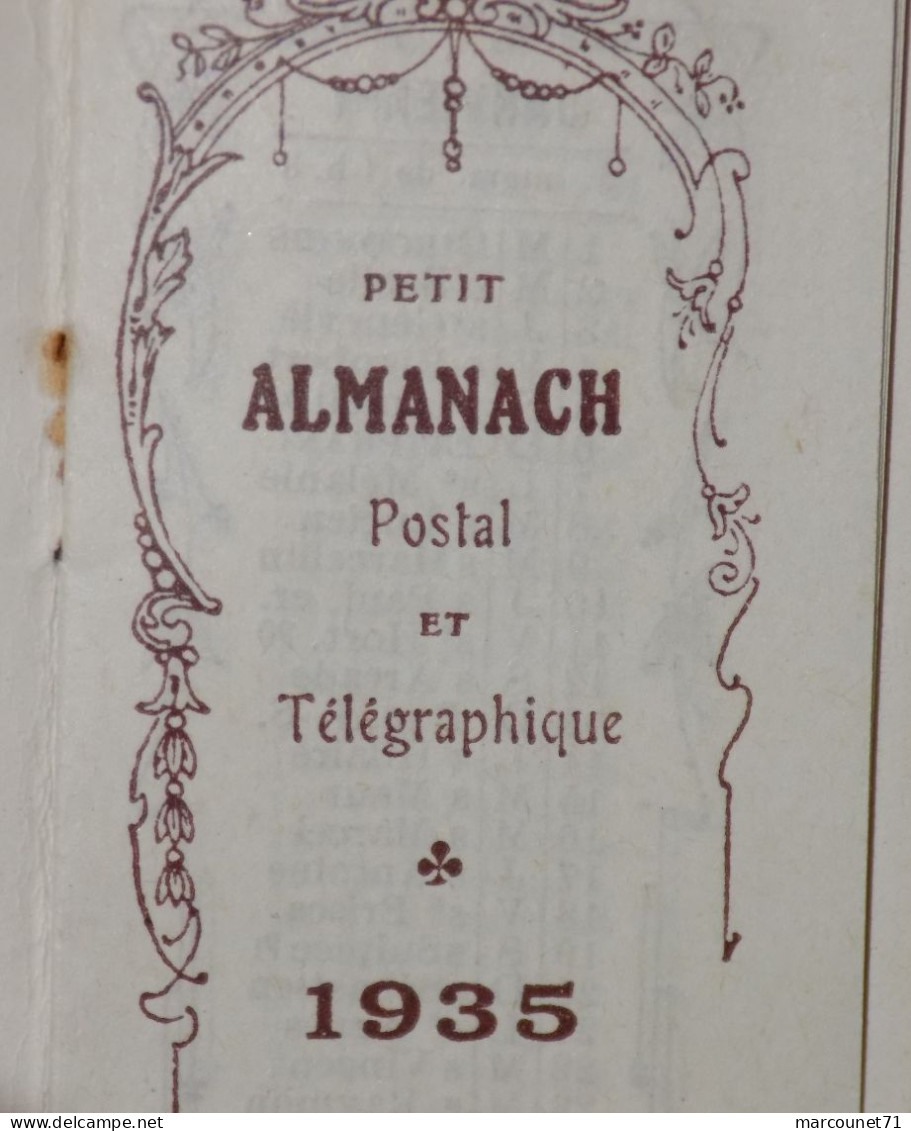 2 PETITS CALENDRIERS 1935 ET 1938 IMPRIMERIE DOSJOUB LYON - Kleinformat : 1921-40