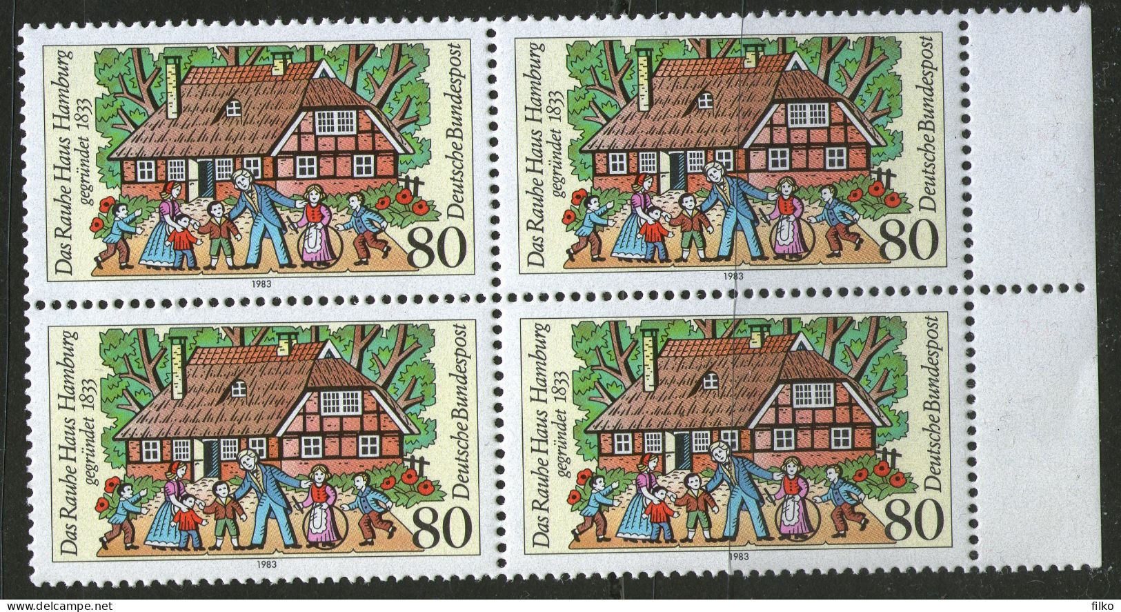 Germany,,1983 The 150th Anniversary Of The Foundation Of "Das Rauhe Haus" In Hamburg  Mi#1186 MNH * * Scan - Neufs