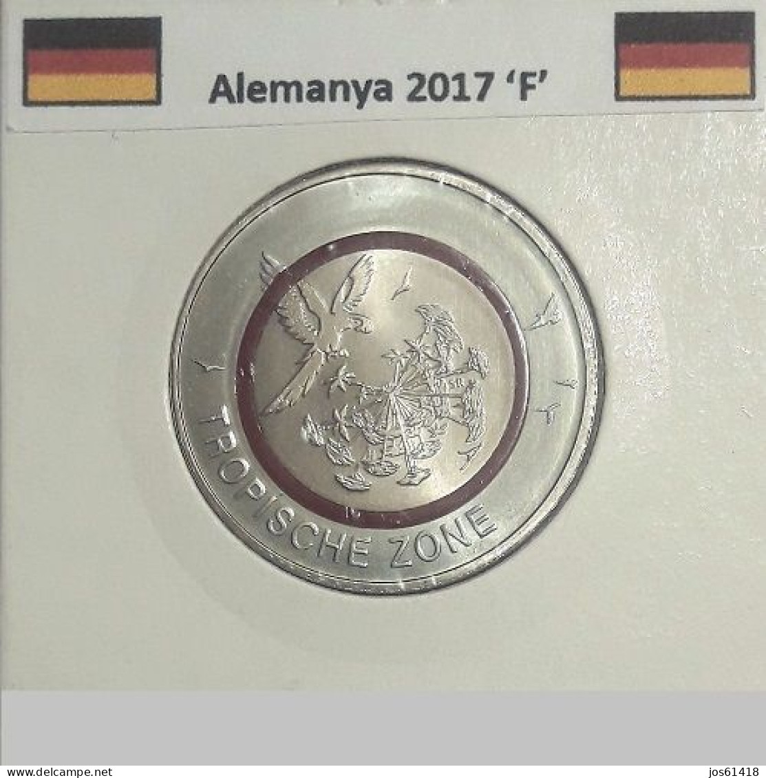 5 Euros Alemania / Germany  2017 Zona Tropical  F - Deutschland