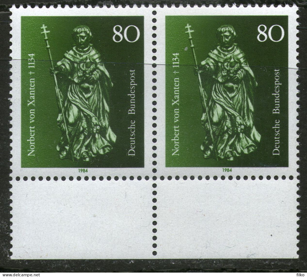 Germany,,1984 The 850th Anniversary Of The Death Of Saint Norbert Of Xanten  Mi#1212 MNH * * Scan - Neufs