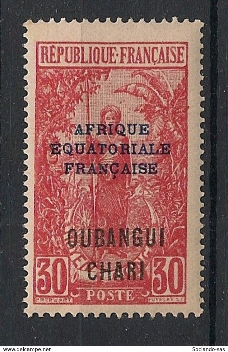 OUBANGUI - 1924-25 - N°YT. 52 - Bakalois 30c - Neuf Luxe ** / MNH / Postfrisch - Neufs