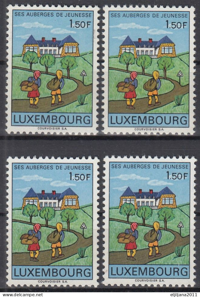 ⁕ LUXEMBOURG 1967 ⁕ Jugendherberge Mi.753 Youth Hostel ⁕ 4v MNH - Neufs