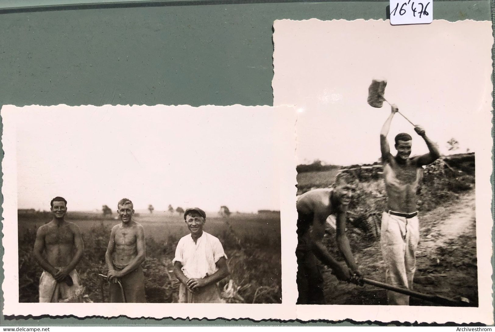 Commugny - Travaux Sur Le Terrain En 1942 (16'476) - Commugny