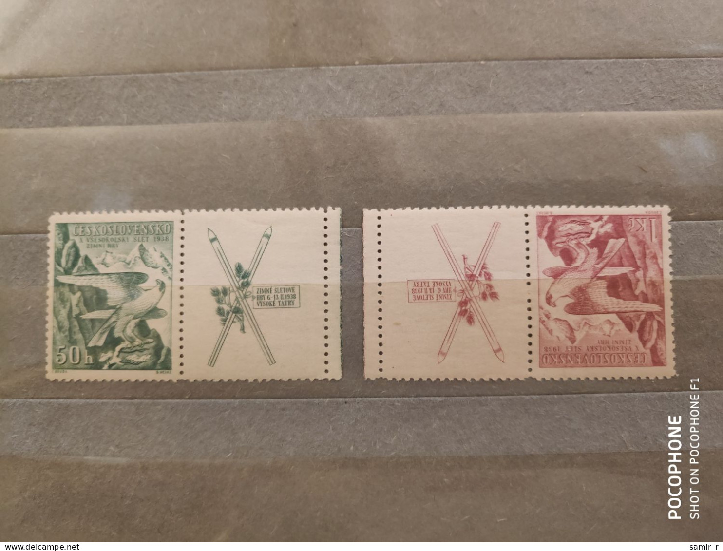 1938	Czechoslovakia	Birds (F88) - Neufs