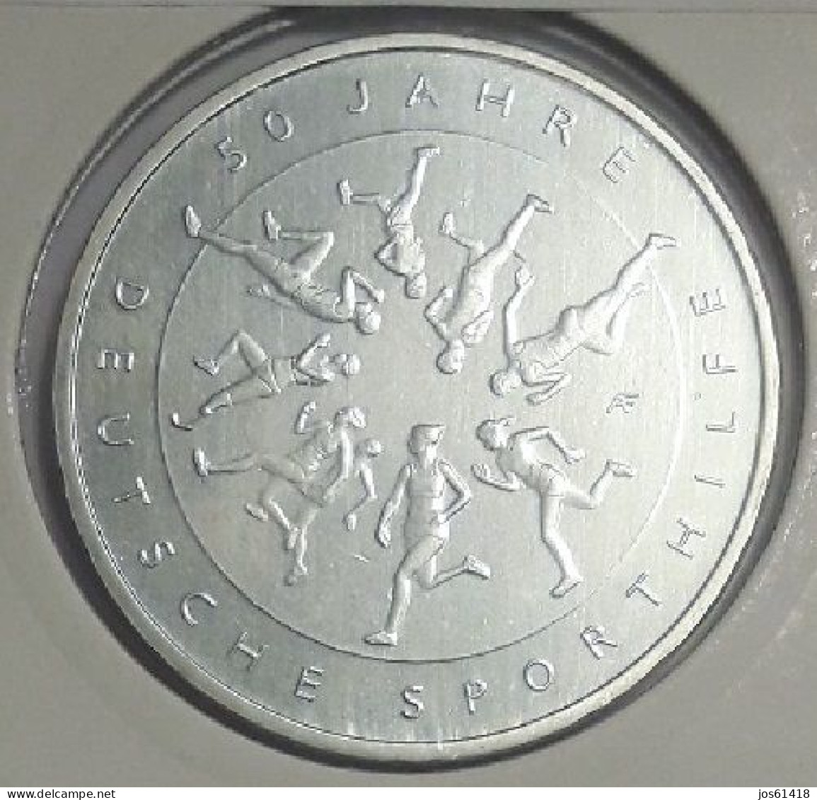 20 Euros Alemania / Germany   2017 50 Años De Ayuda A Deporte Alemán   D  Plata - Duitsland