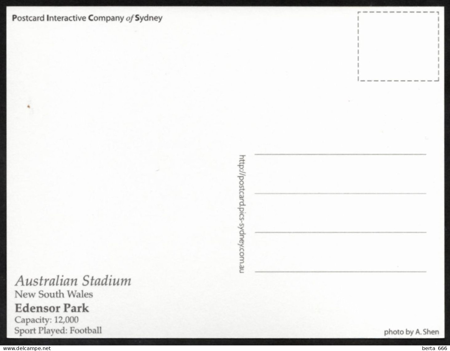 Australia Edensor Park Boka Stand Stadium - Stadiums