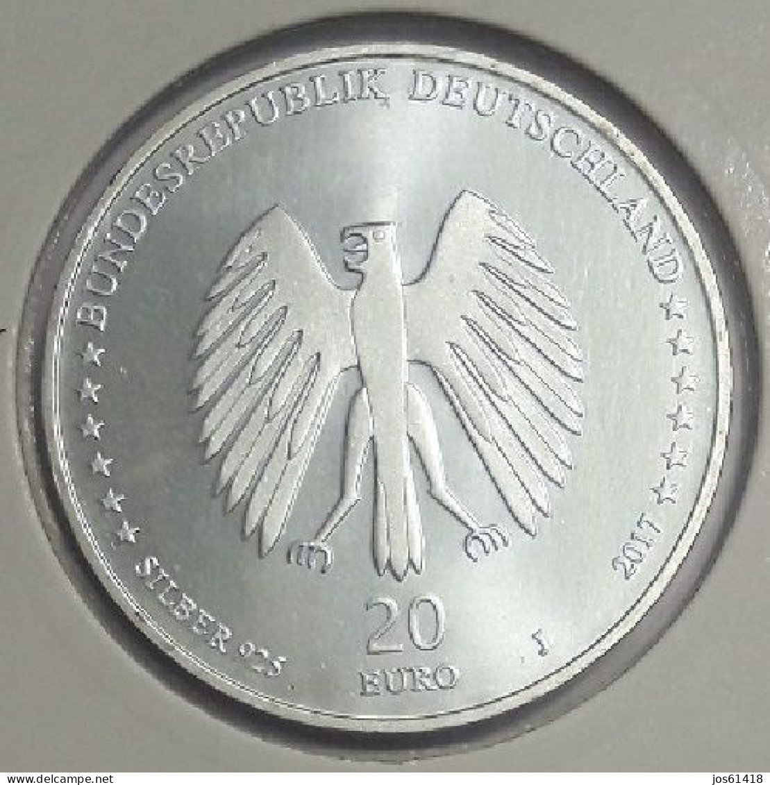 20 Euros Alemania / Germany   2017 Los Músicos De Bremen - Hermanos Grimm   J  Plata - Allemagne