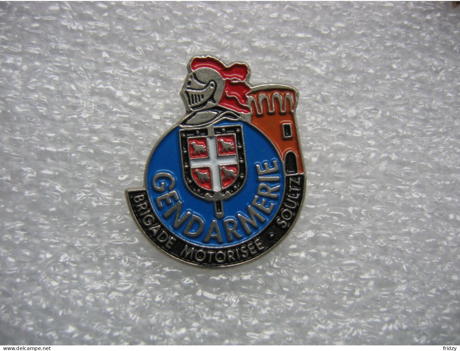 Pin's De La BMO (Brigade Motorisée) De La Gendarmerie De Soultz (Dept:68) - Police