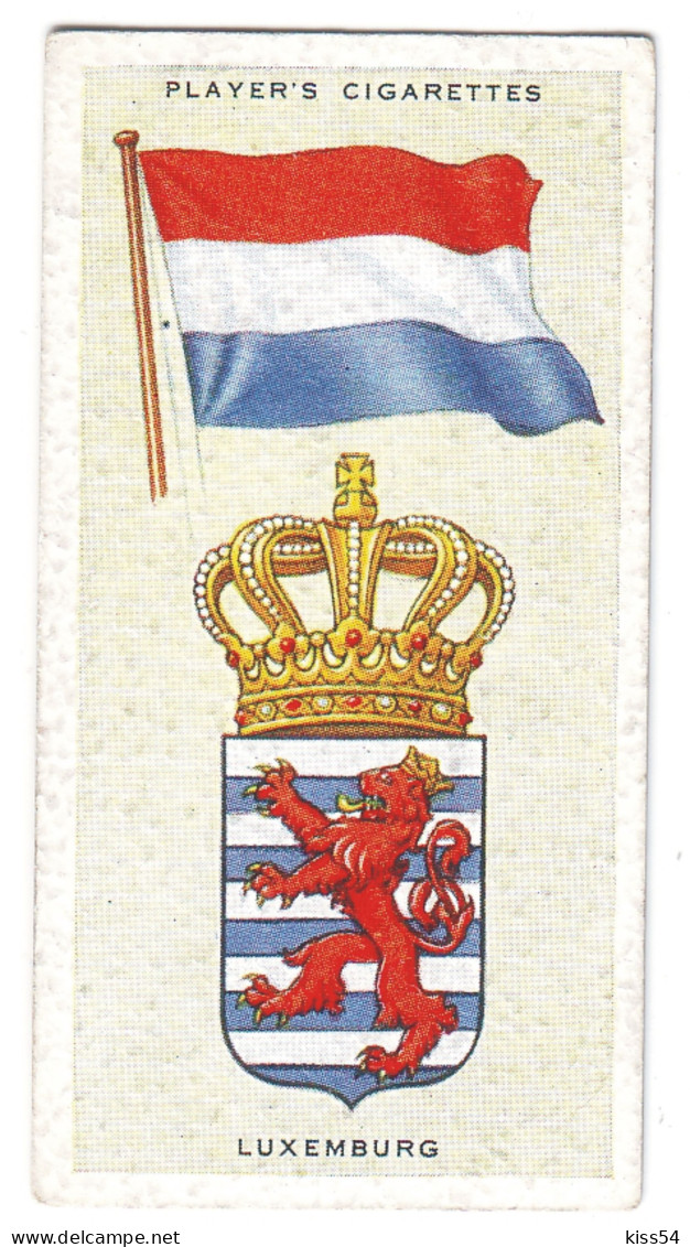 FL 10 - 29-a LUXEMBOURG National Flag & Emblem, Imperial Tabacco - 67/36 Mm - Werbeartikel