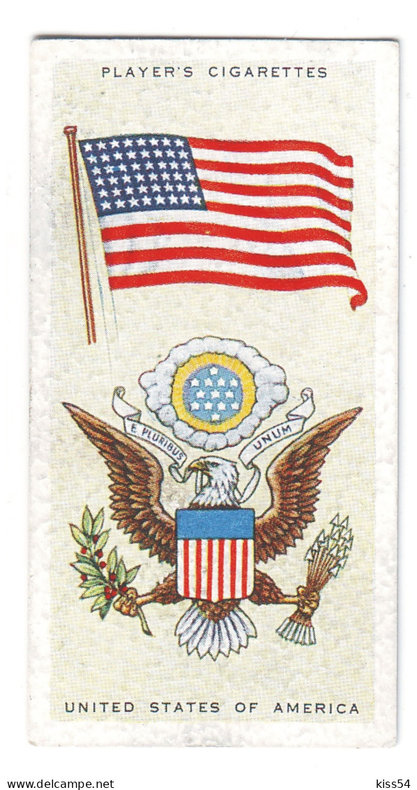 FL 10 - 46-a U.S.A. National Flag & Emblem, Imperial Tabacco - 67/36 Mm - Articoli Pubblicitari