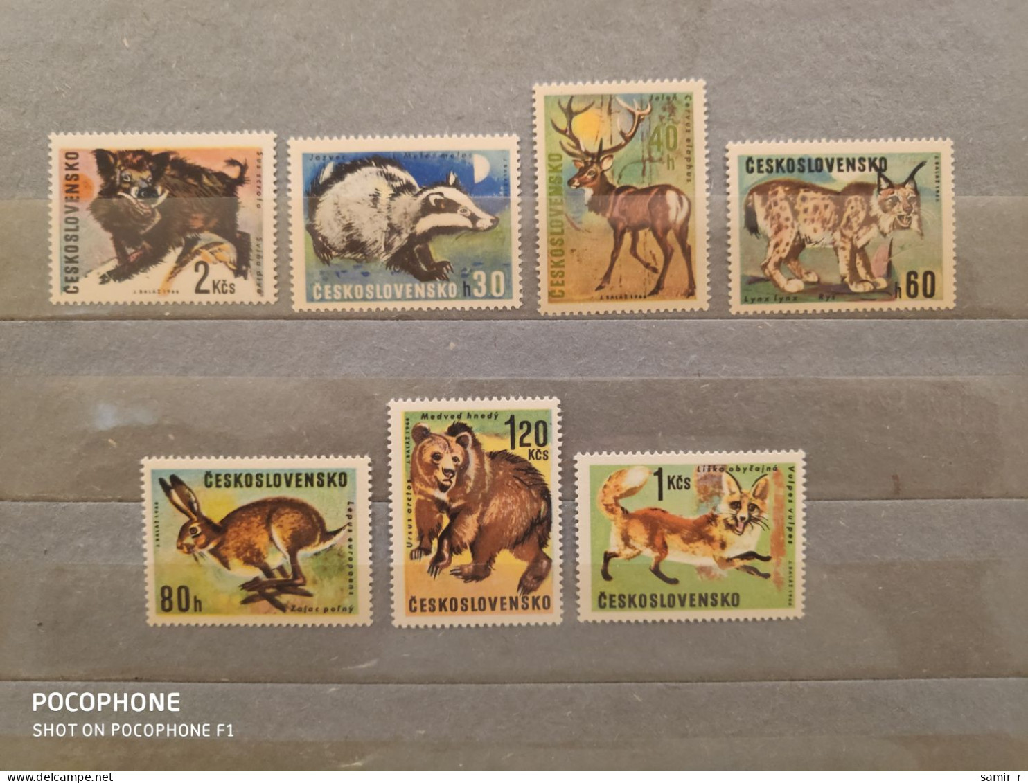 1966	Czechoslovakia	Animals (F88) - Neufs