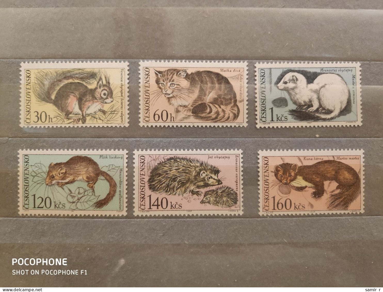 1967	Czechoslovakia	Animals (F88) - Unused Stamps