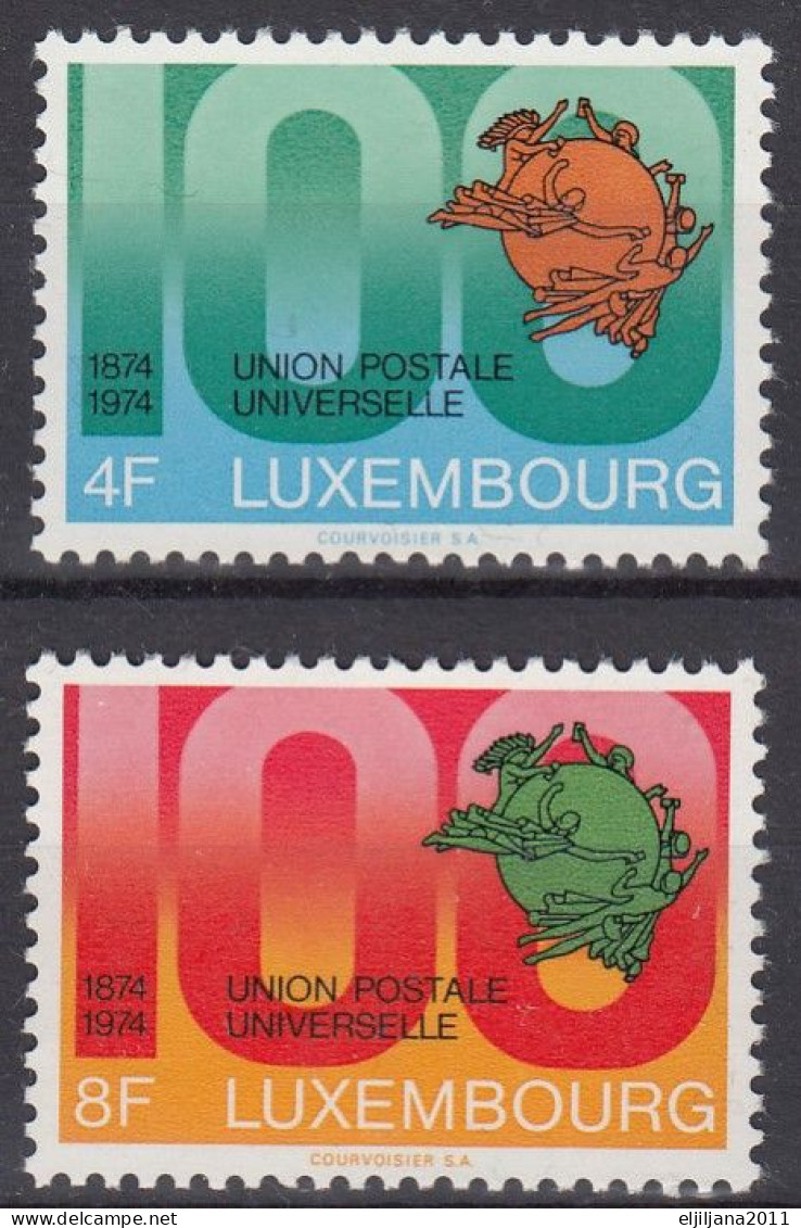 ⁕ LUXEMBOURG 1974 ⁕ UPU 100th Mi.889-890 ⁕ 2v MNH - Ungebraucht