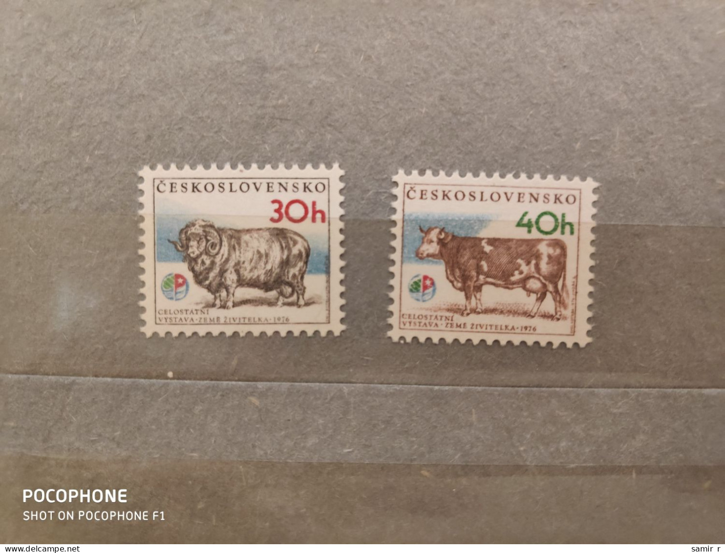 1976	Czechoslovakia	Animals  (F88) - Unused Stamps