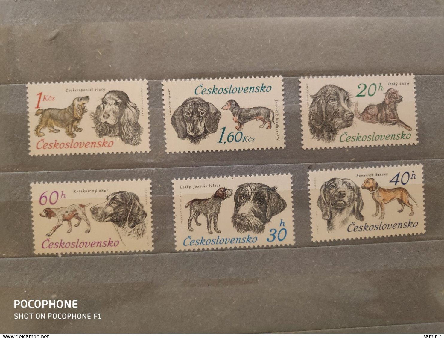 1973	Czechoslovakia	Dogs (F88) - Unused Stamps