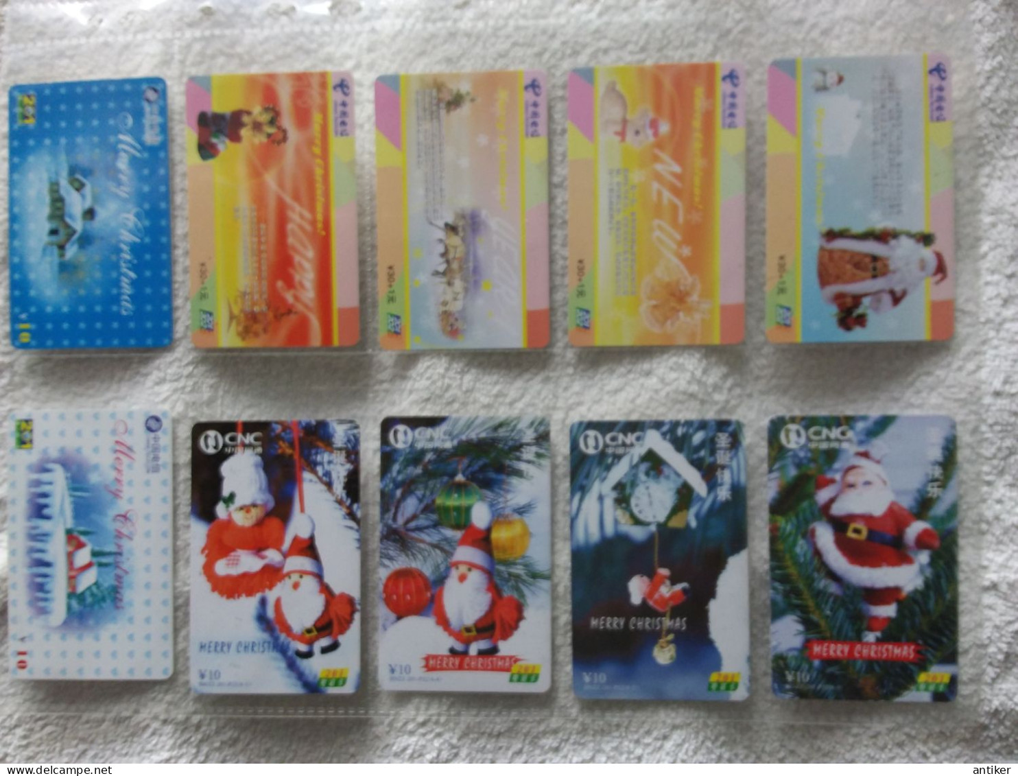 China Christmas & New Year Cards 99 Pcs, Cards  Used - Natale
