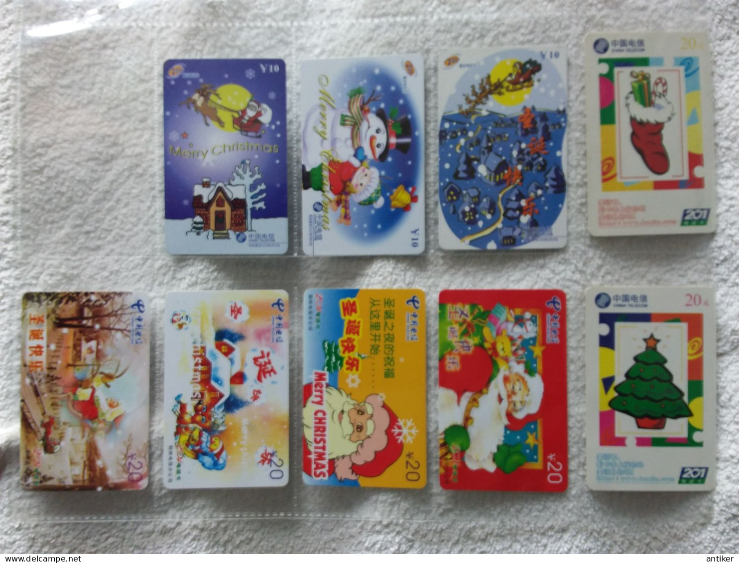 China Christmas & New Year Cards 99 Pcs, Cards  Used - Noel