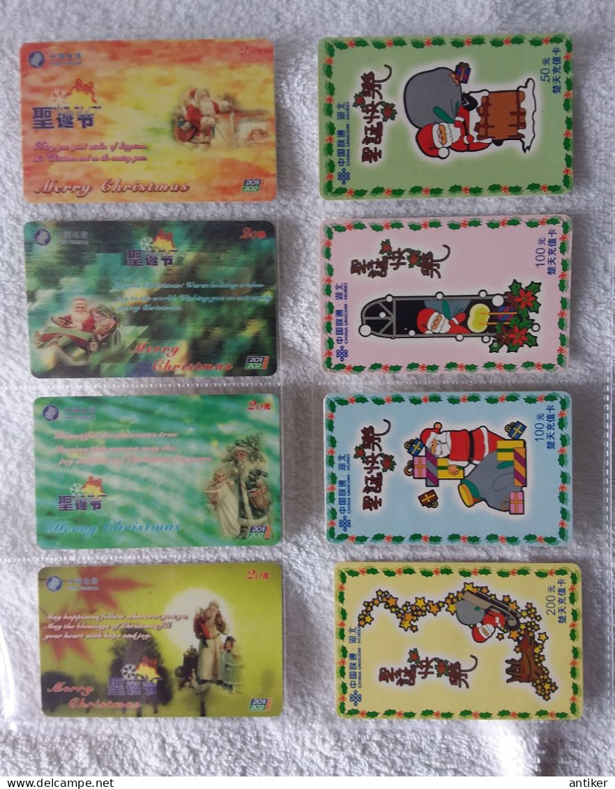 China Christmas & New Year cards 99 pcs, cards  used