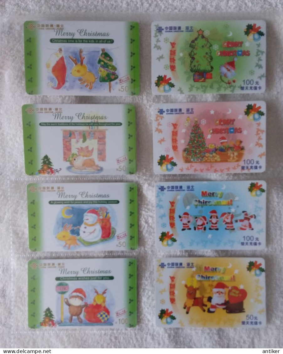 China Christmas & New Year cards 99 pcs, cards  used