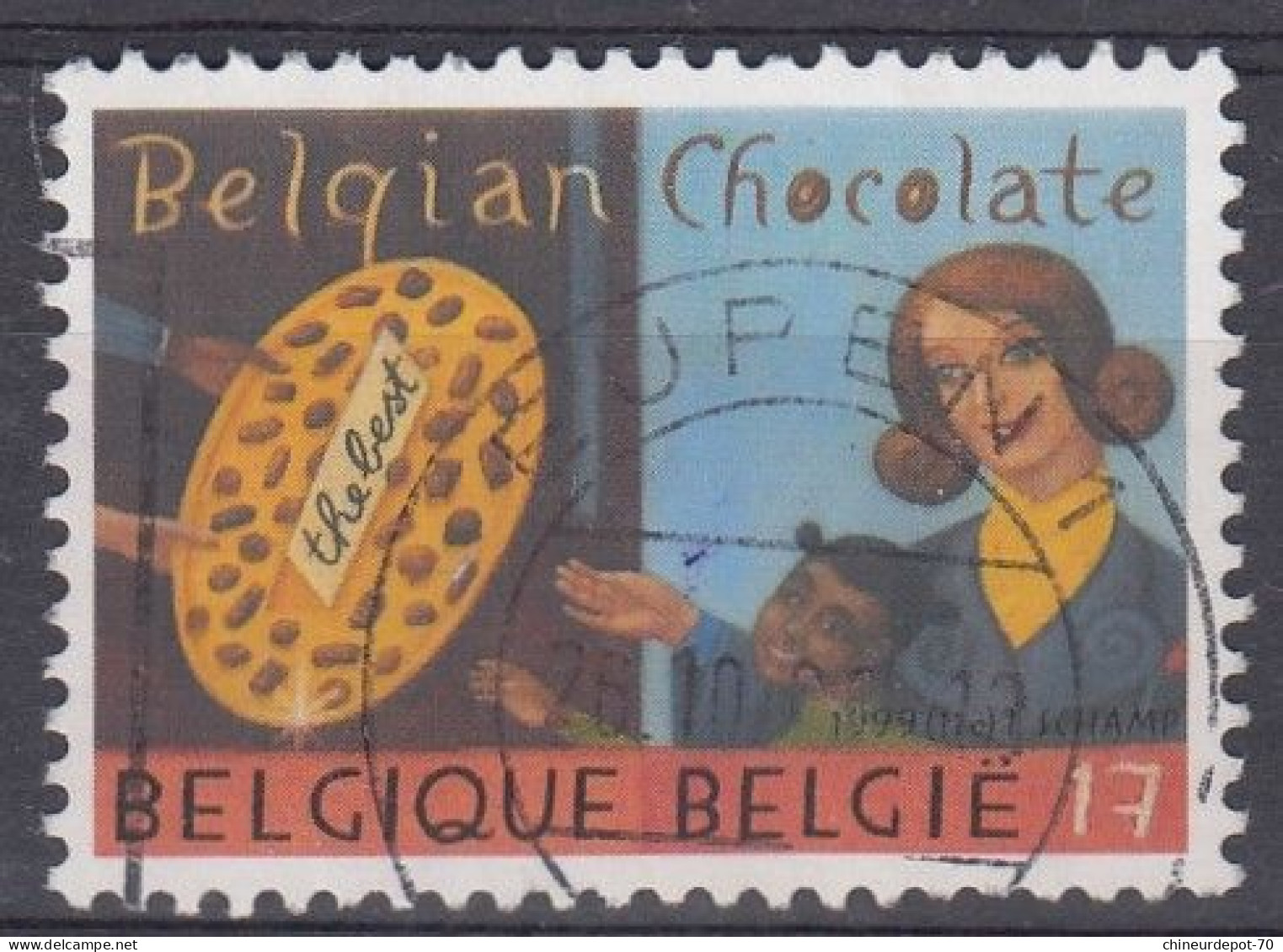 Belgian Chocolate Cachet Eupen 1 - Oblitérés