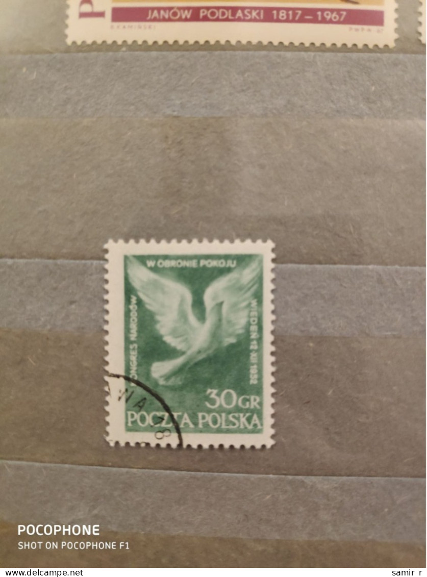 1952	Poland	Birds   (F88) - Used Stamps