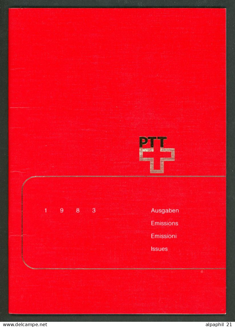 Livret Annuel Des Timbres Suisses, Oblitérées - 1983 - Usados
