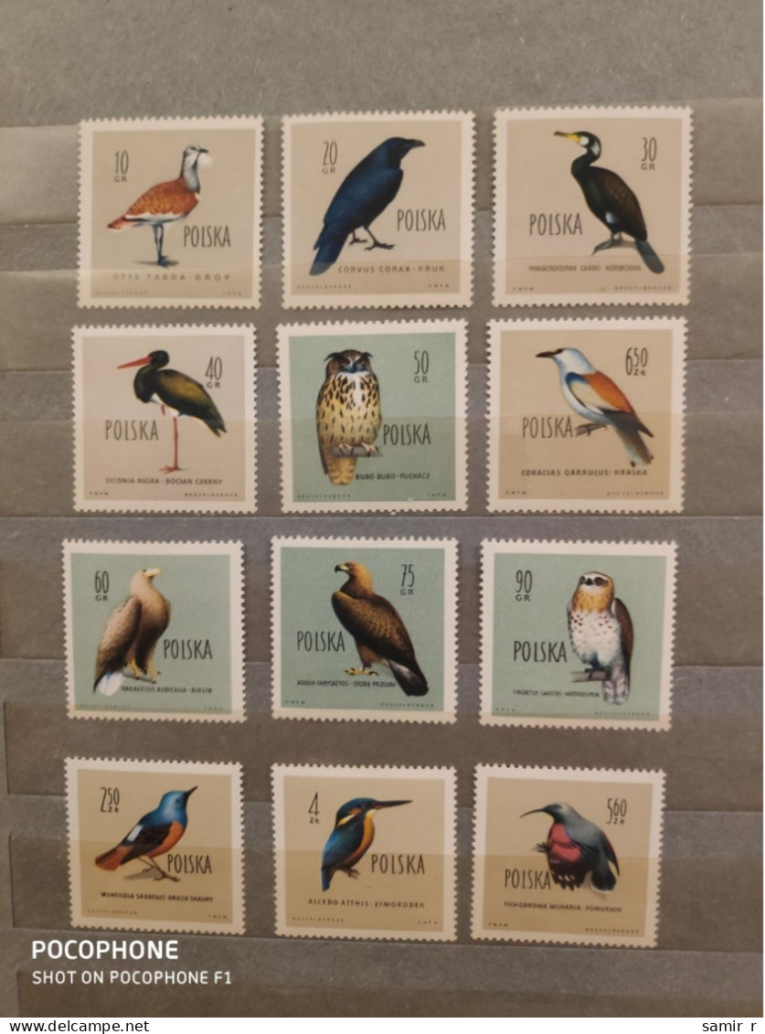 1960	Poland	Birds (F88) - Ongebruikt