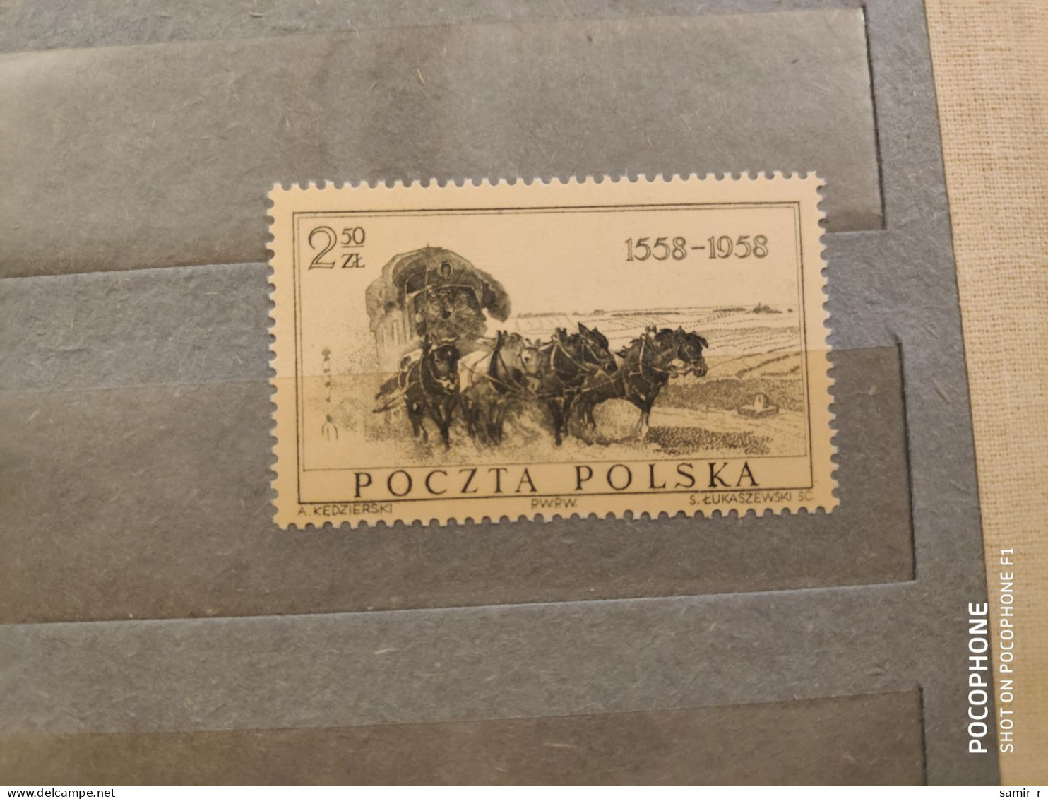 1958	Poland	Horses (F88) - Unused Stamps