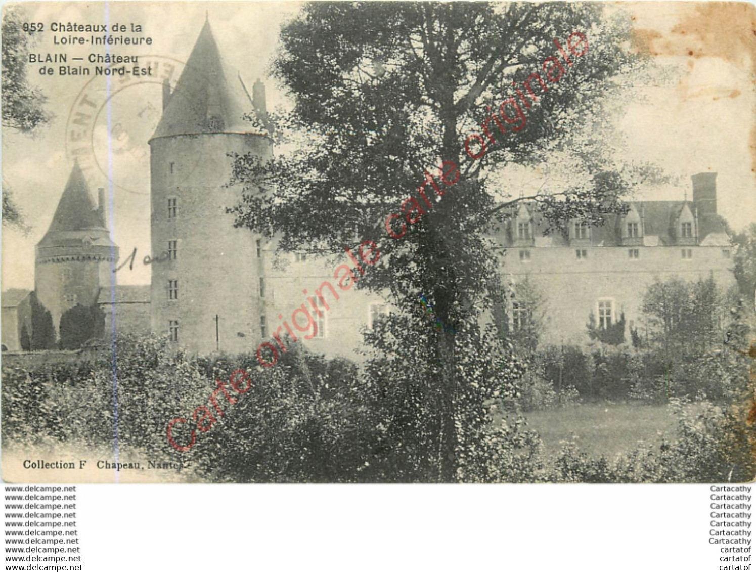 44.  BLAIN .  Château De Blain Nord-Est . - Blain