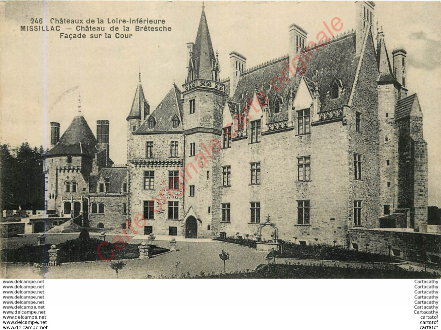 44.  MISSILLAC .  Château De La Brétesche .  Façade Sur La Cour . - Missillac